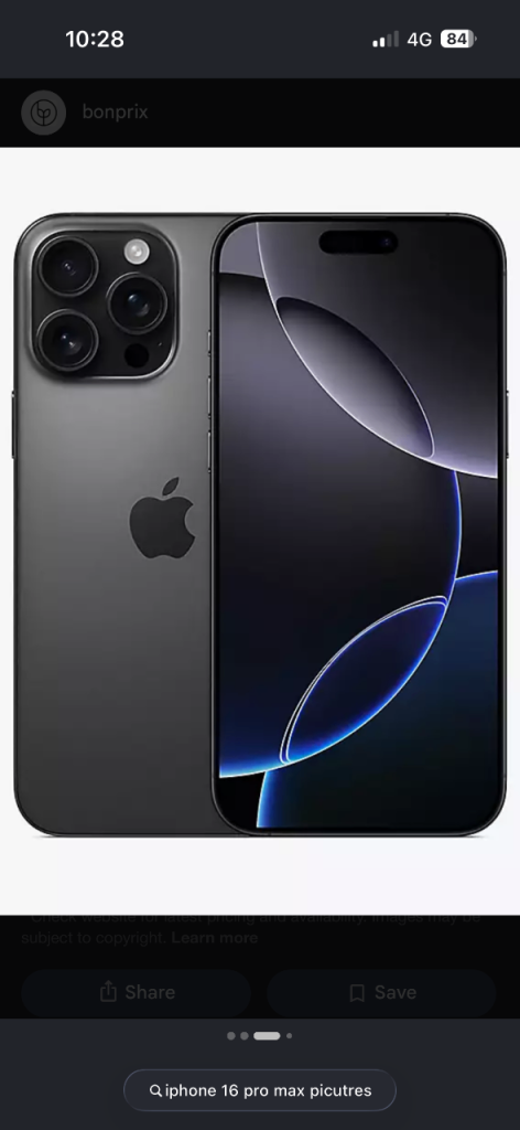 iPhone 16 pro max 