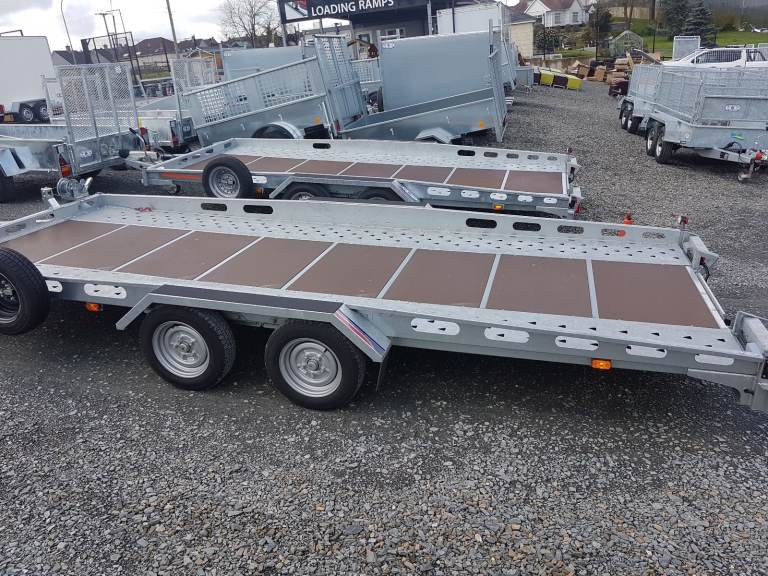 14ft indespension car transporter recovery trailer 