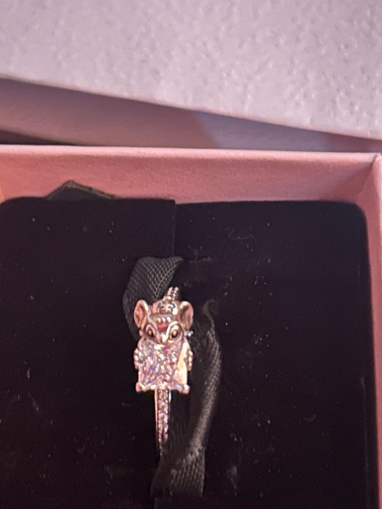 Pandora lilo and stitch ring size 54