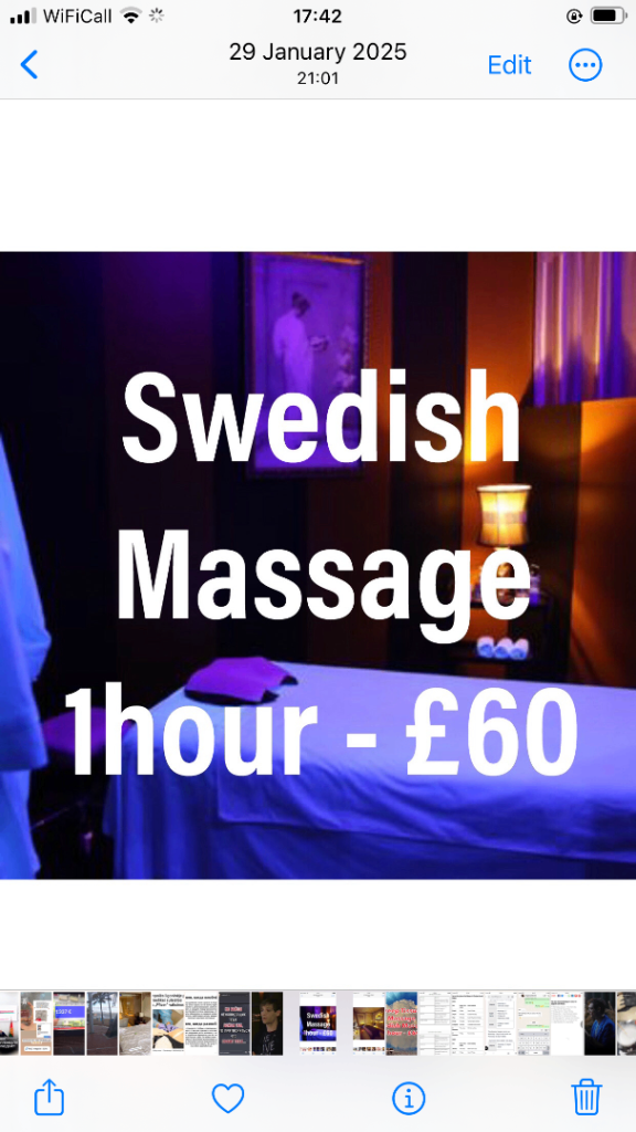  Full Body Deep Tissue/Relaxing Massage in Central London 