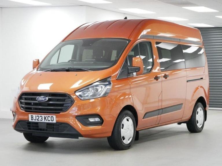 2023 TRANSIT CUSTOM 320 2.0 EBL 130 BHP L2 HIGH ROOF TREND AUTOMATIC 9 SEATER