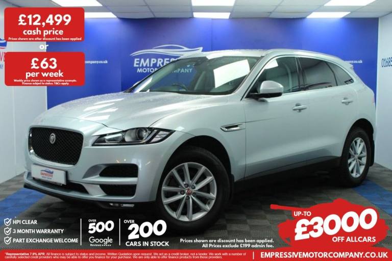 2017 17 JAGUAR F-PACE 2.0 D180 PRESTIGE SUV 5DR DIESEL AUTO AWD EURO 6 (S/S) (18
