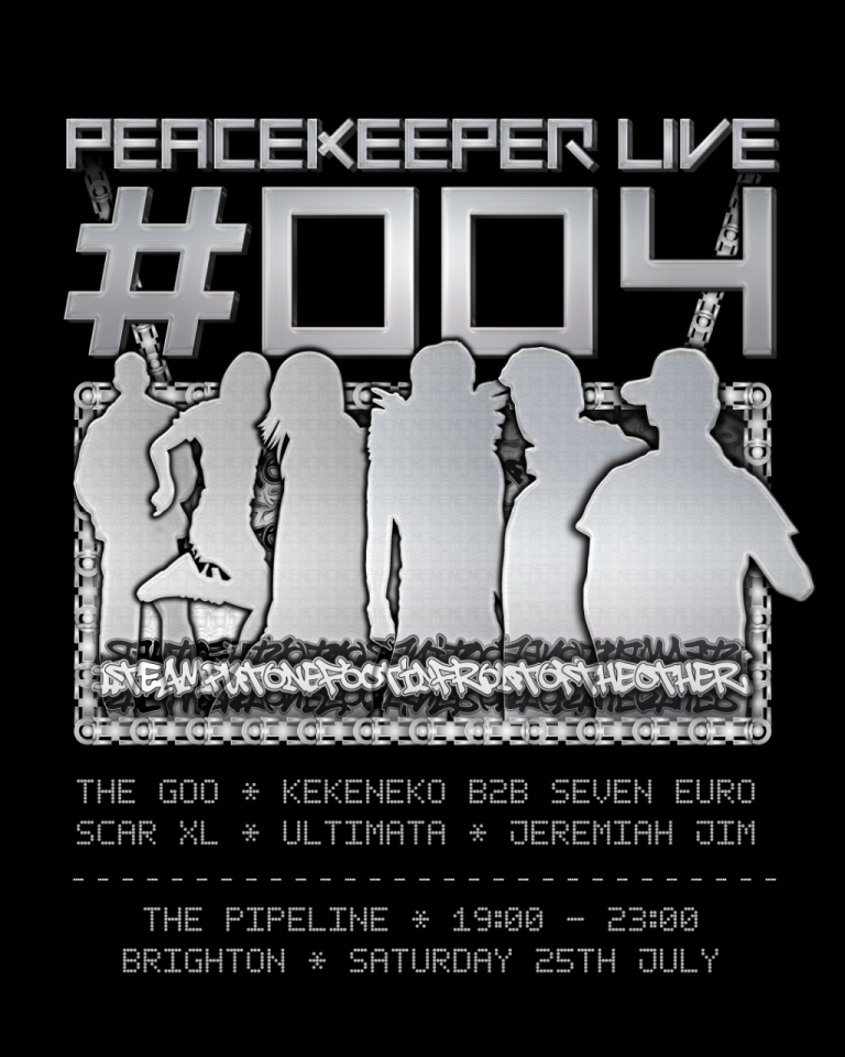 PEACEKEEPER LIVE #004 - 25.07.26 - The Pipeline, Brighton - Tickets on Eventbrite