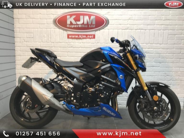 SUZUKI GSX-S 750 AL7, 2017/17, JUST 9009 MILES IN BLUE AND BLACK