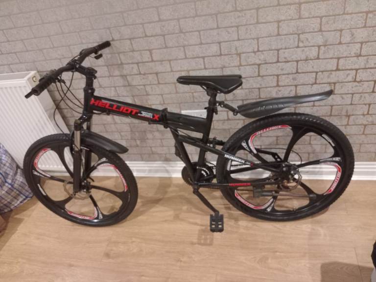 Helliot hummer x folding mountain bike
