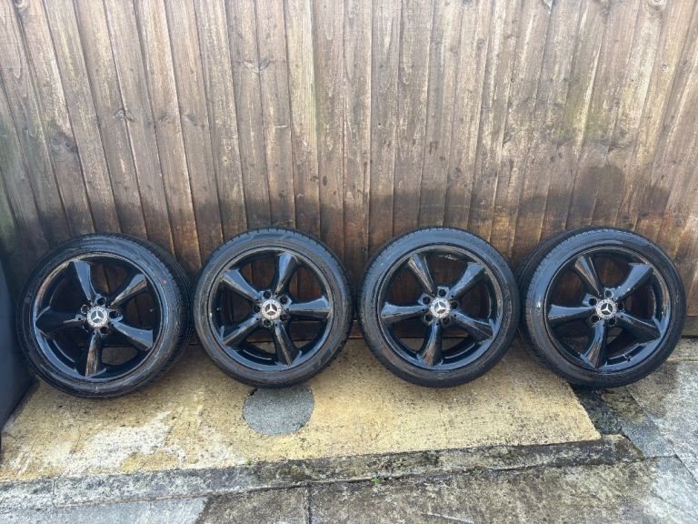 Mercedes C Class Clk SLK 17” Alloy Wheels 5x112