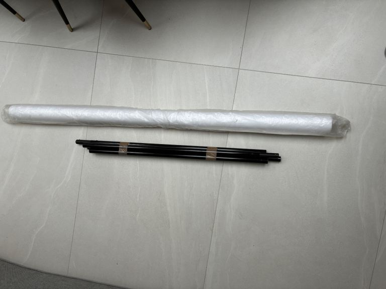 Photography background white paper roll plus cross bar
