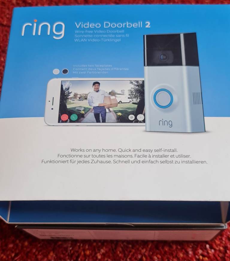 Ring doorbell 2 with extra battery 