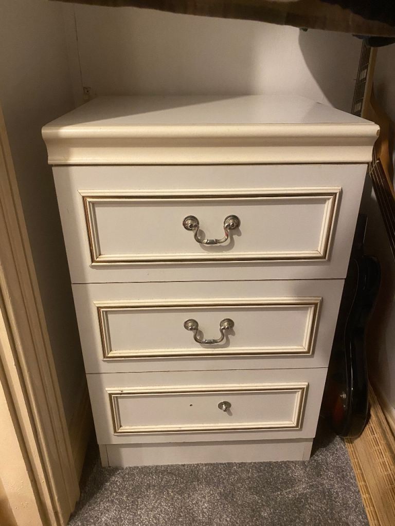 White Drawers