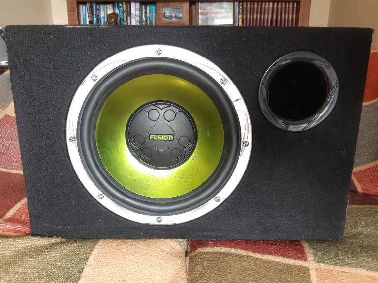 Fusion EN-AB1120 active car subwoofer sub woofer