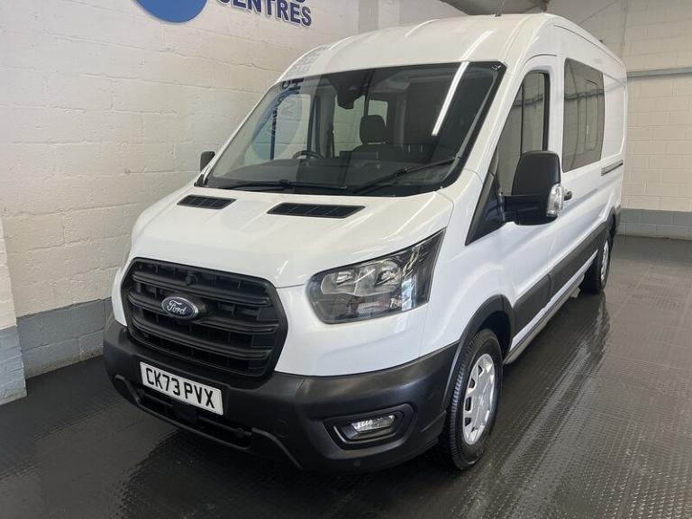 2023 Ford Transit 2.0 350 EcoBlue Trend Crew Van Double Cab 6dr Diesel Manual FWD L3 H2 Euro  Com...