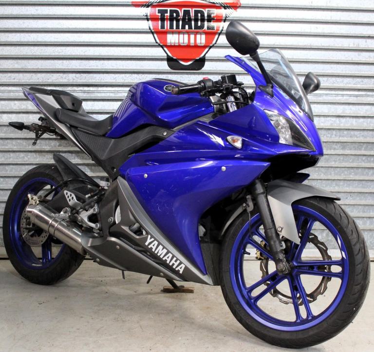 2014 14 YAMAHA YZF-R125 R 125 TRADE SALE GEN 1 BLUE LEARNER LEGAL 30K NEW MOT