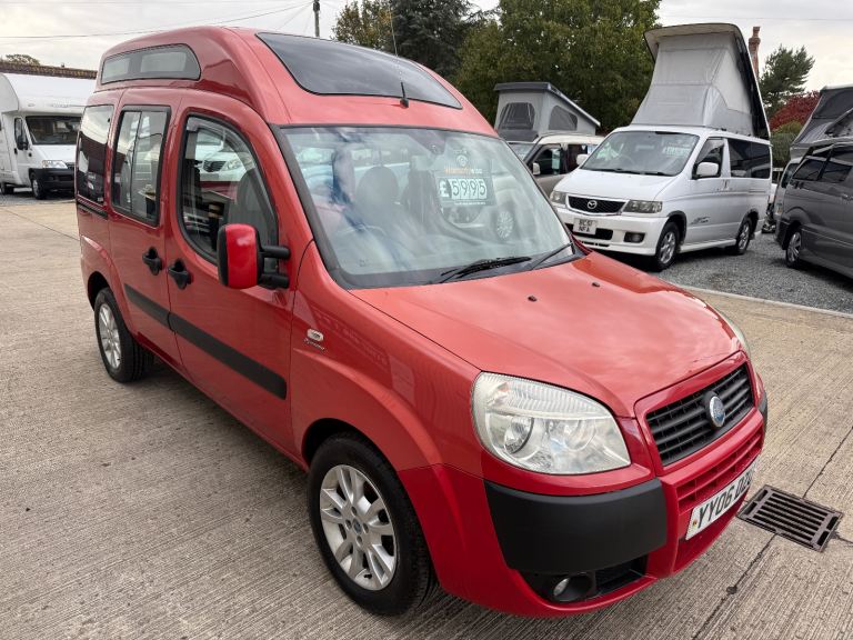 2006 Fiat Doblo Dynamic M-JET Diesel Camper Van 1 Berth 