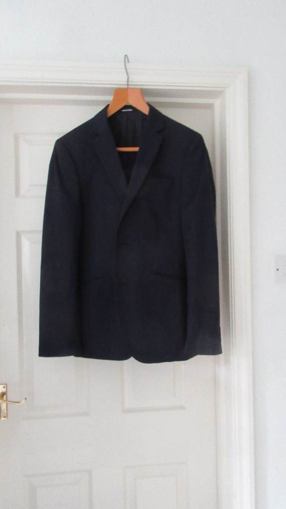 Men's Suit - Jacket 38R (Slim Fit) - Trousers Waist 34ins/Length 30ins