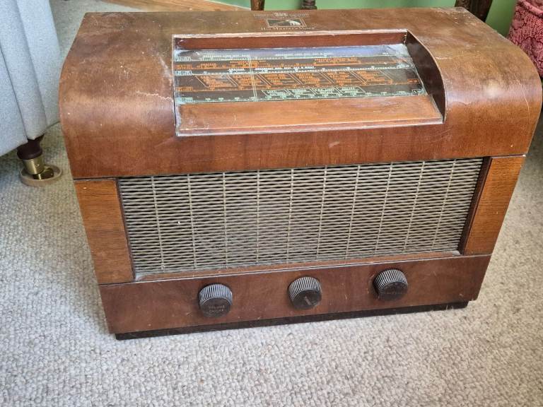 Vintage Valve His Masters Voice Radio 