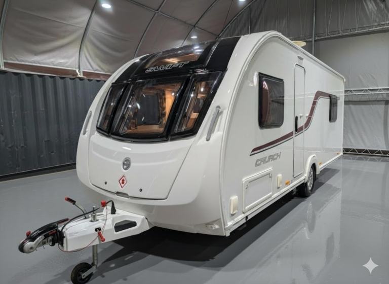 Swift Cruach Cairngorm 2017 4 Berth Fixed Island Bed Caravan 