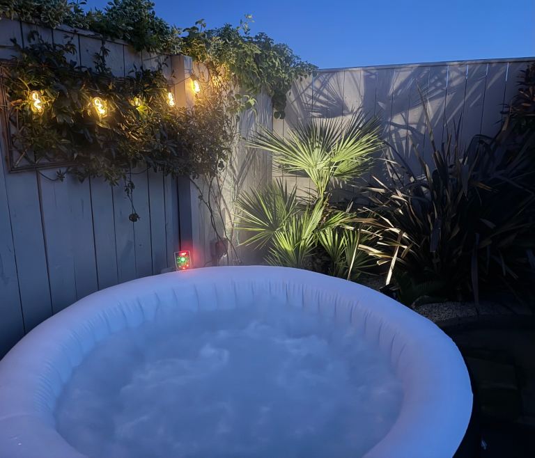 Lay-Z-Spa Miami Hot Tub with Covers and Accessories
