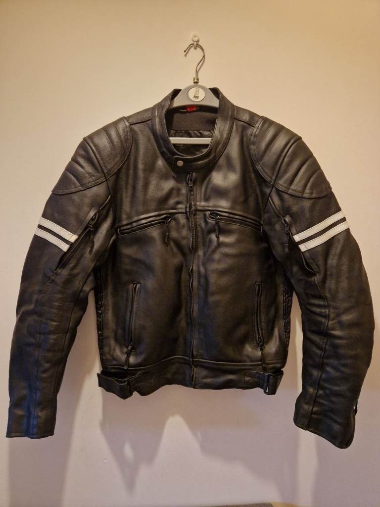 Vintage Leather Motorcycle Jacket