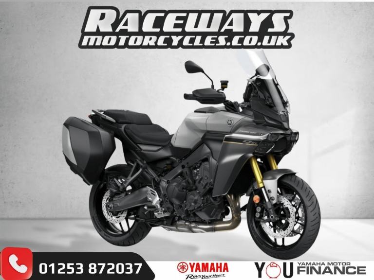 YAMAHA TRACER 9 GT Y-AMT 2025 25 ONLY 484 MILES REG GREY USED MOTORCYCLE 890CC