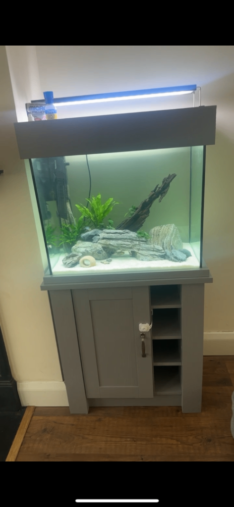 Aqua One Oak Style 110 Aquarium Tank & Cabinet set