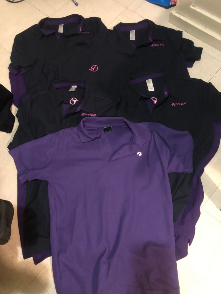 First bus polo shirts 