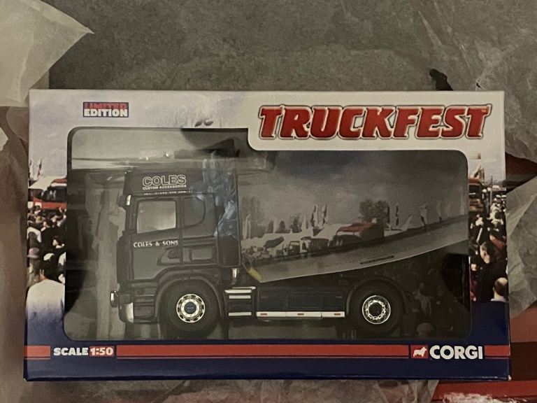 Rare Corgi CC13714 Coles Transport Scania R Series