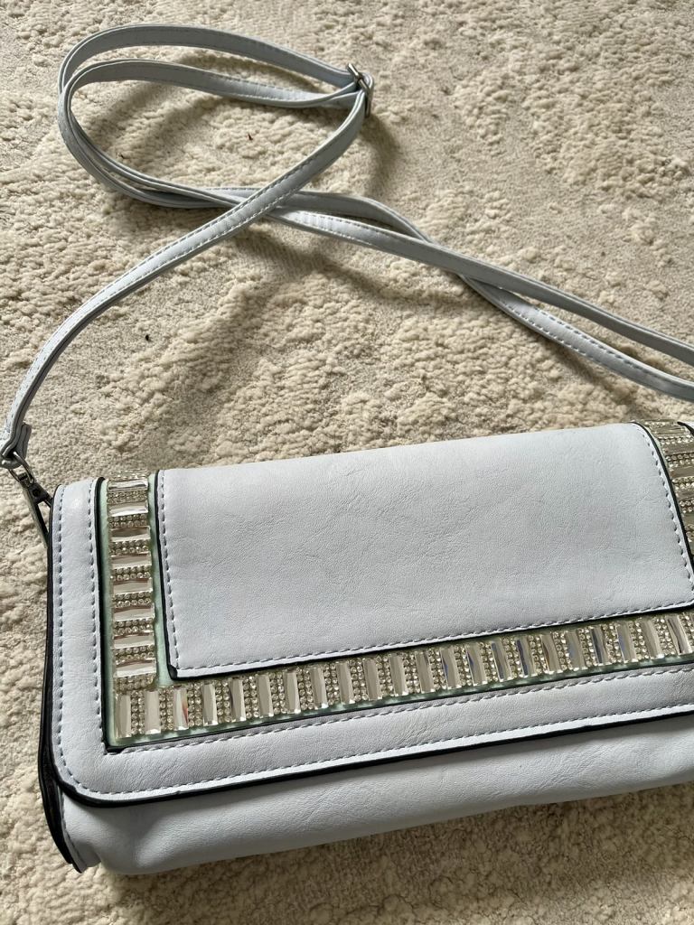 Light blue new hand bag 