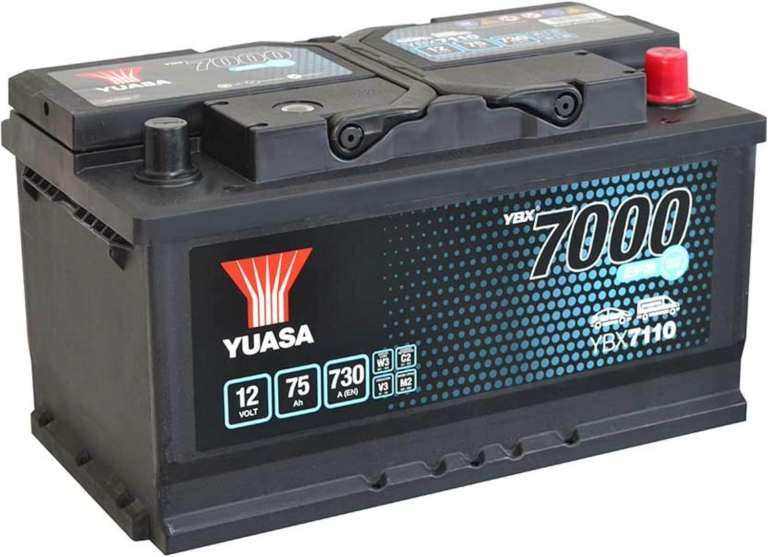 Yuasa YBX7110 12V 75Ah 730CCA EFB Start Stop Battery . New Never used