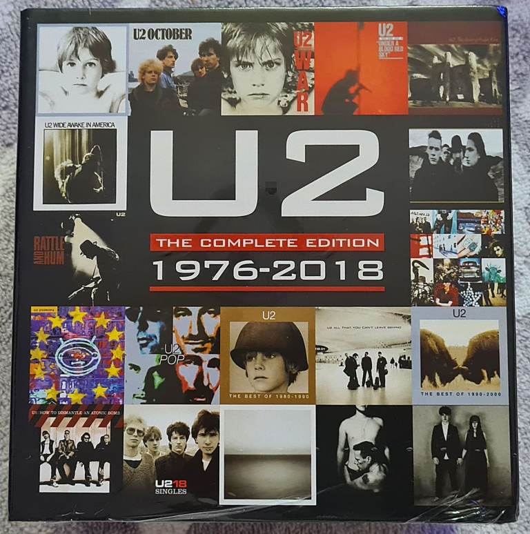U2 - THE COMPLIETE STUDIO BOX COLLECTION 1976 to 2018, BRAND NEW AND SEALED 19 ALBUMS 21cd's