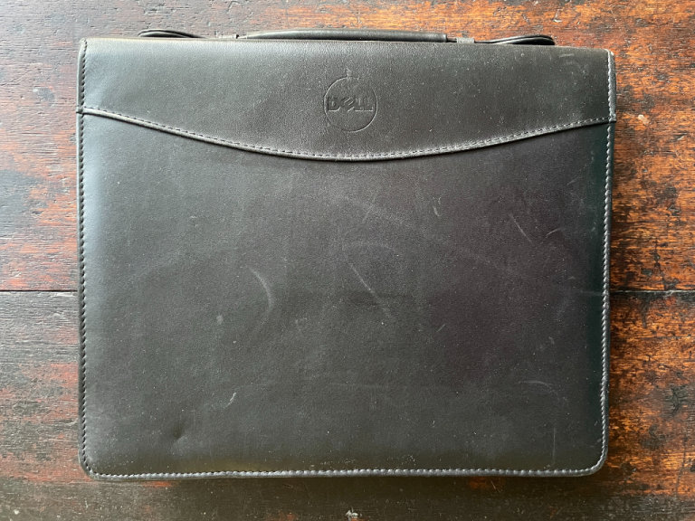 Original DELL 11” Leather Laptop Case / Bag / Sleeve with a handle