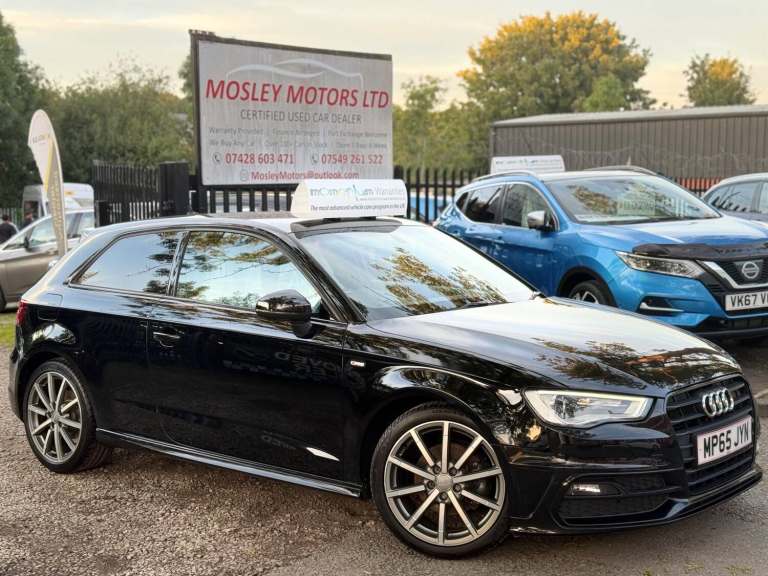 2016 Audi A3 1.4 TFSI CoD S line Euro 6 (s/s) 3dr (Nav) HATCHBACK Petrol Manual