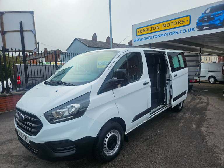 2022 Ford Transit Custom 300 LEADER DCIV ECOBLUE 6 SEATER LWB AIRCON Combi Van Diesel Manual