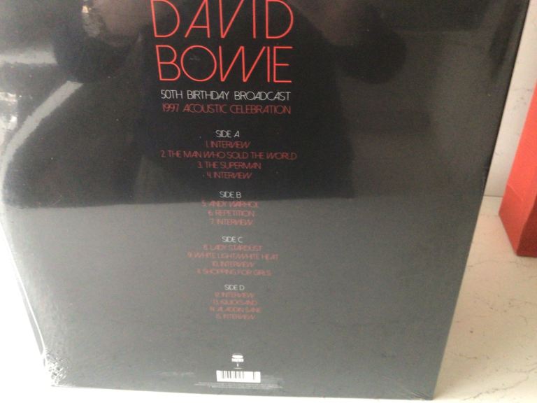 DAVID BOWIE 50th BIRTHDAY BROADCAST 1997 ACOUSTIC CELEBREATION 