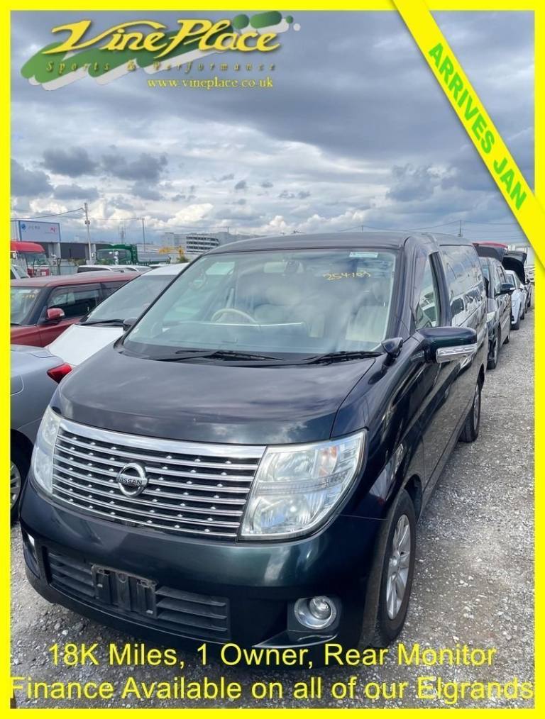 2007 Nissan Elgrand 3.5 X, 18K Miles, Auto,8 Seats MPV Petrol Automatic
