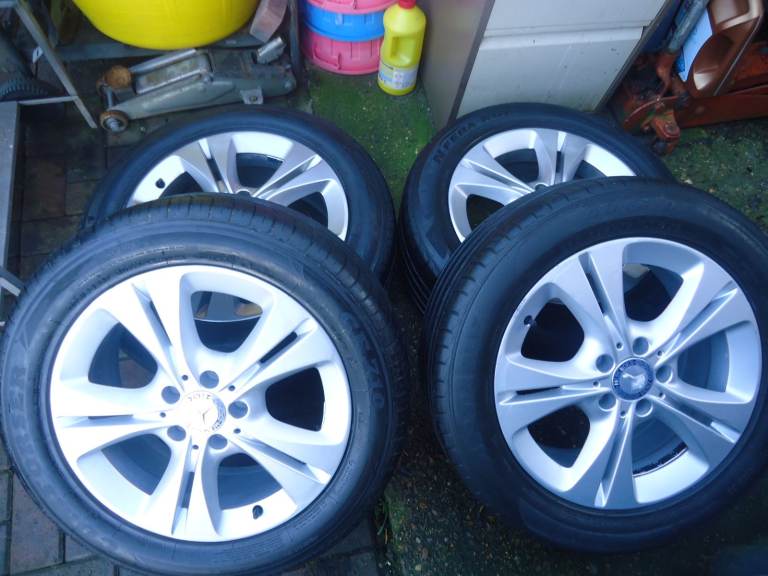 4x17 Genuine Mercedes Alloy Wheels and Tyres+TMPS Will FIT VITOVIANO PCD 5 x 112