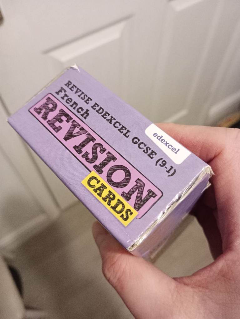 used - Pearson REVISE Edexcel GCSE French Revision Cards