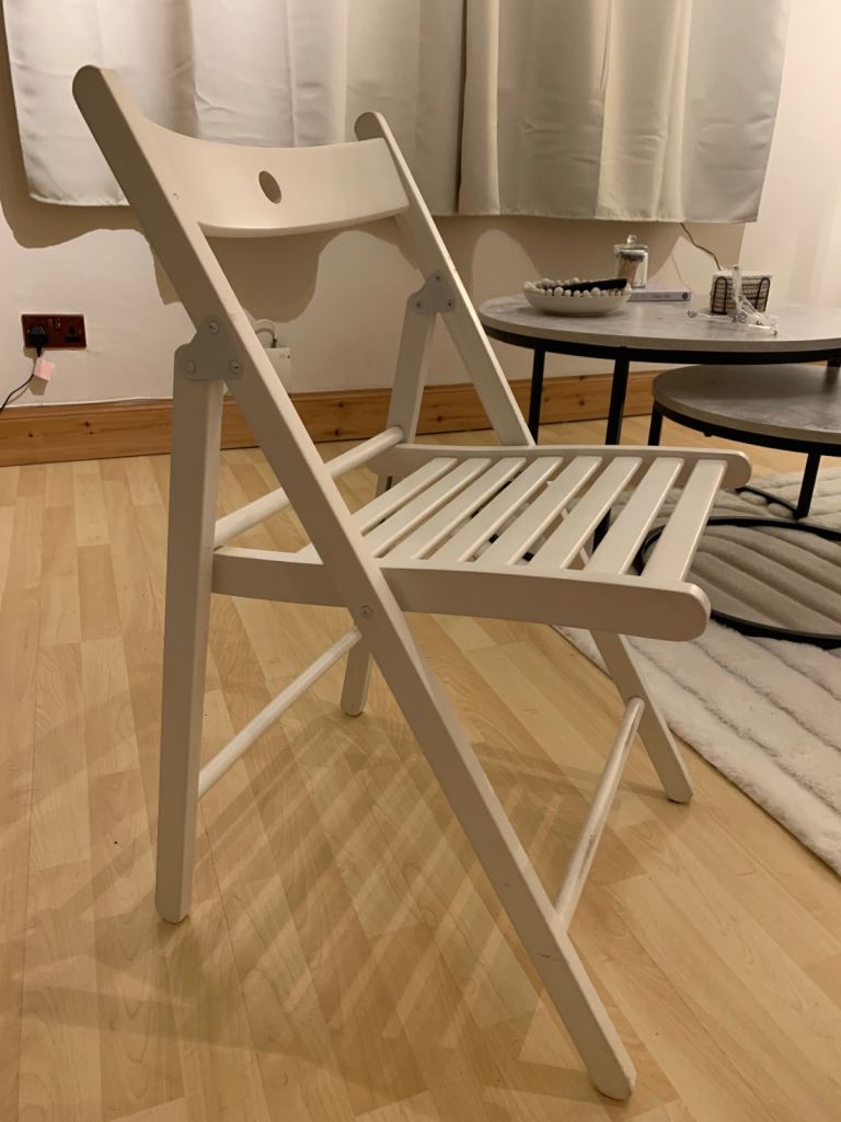Ikea FRÖSVI Folding chair, white