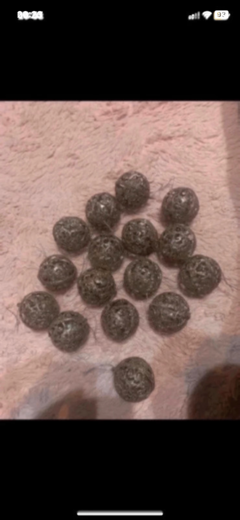 NEW SET OF 16 GOLD GLITTER CHRISTMAS TREE BAUBLES 