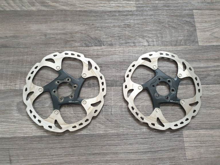 Shimano XT disc brake rotors 180mm x2 Icetech
