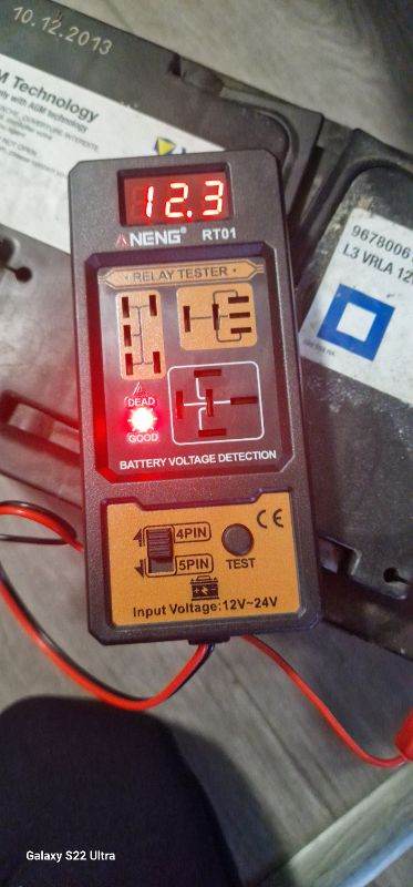 Car fuse relay tester
