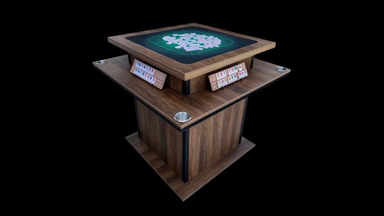 Rummy/poker table hybrid for 4 players by customtables