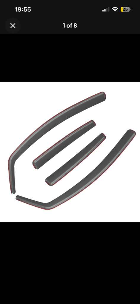 Vauxhall Corsa d 5 door wind deflectors 