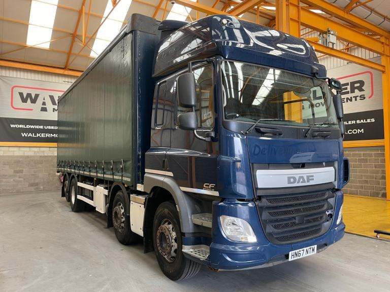 DAF CF440 *EURO 6* 8X2 32 TONNE DRAWBAR SPEC CURTAINSIDER - 2017 - HN67 NTM