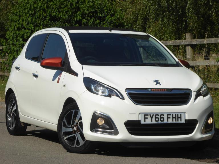 2016 Peugeot 108 1.2 PureTech Roland Garros 5dr Full MOT £20 Road TAX HATCHBACK Petrol Manual