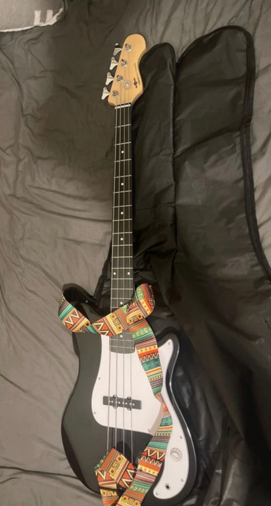 image for Brand new bass guitar + amp