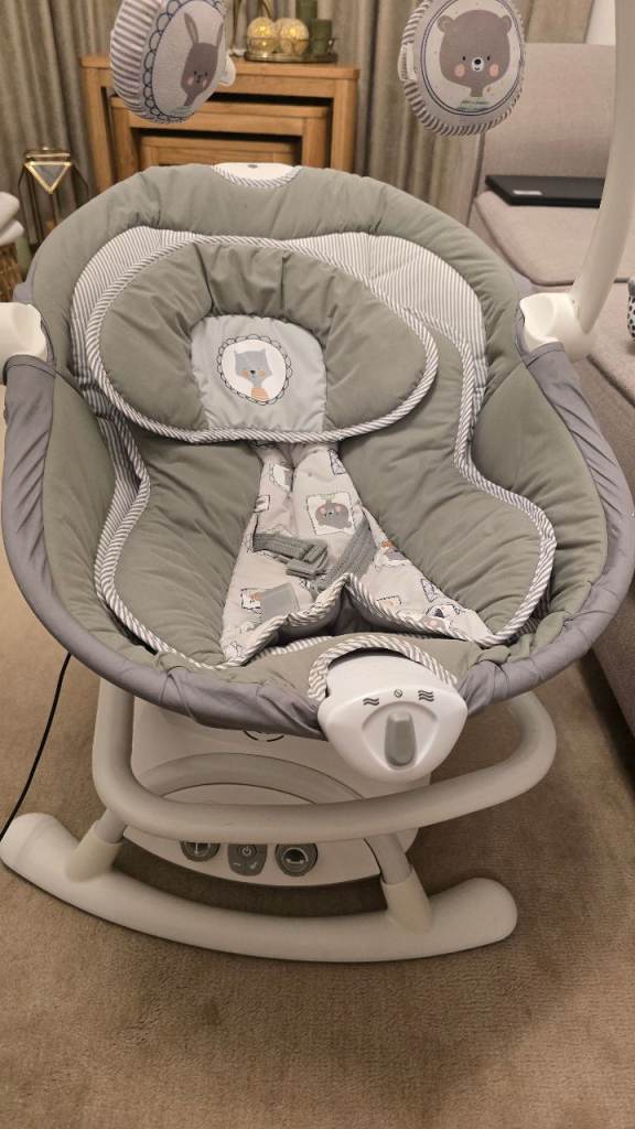   Joie Sansa 2-in-1 Rocker/Swing   – Grey