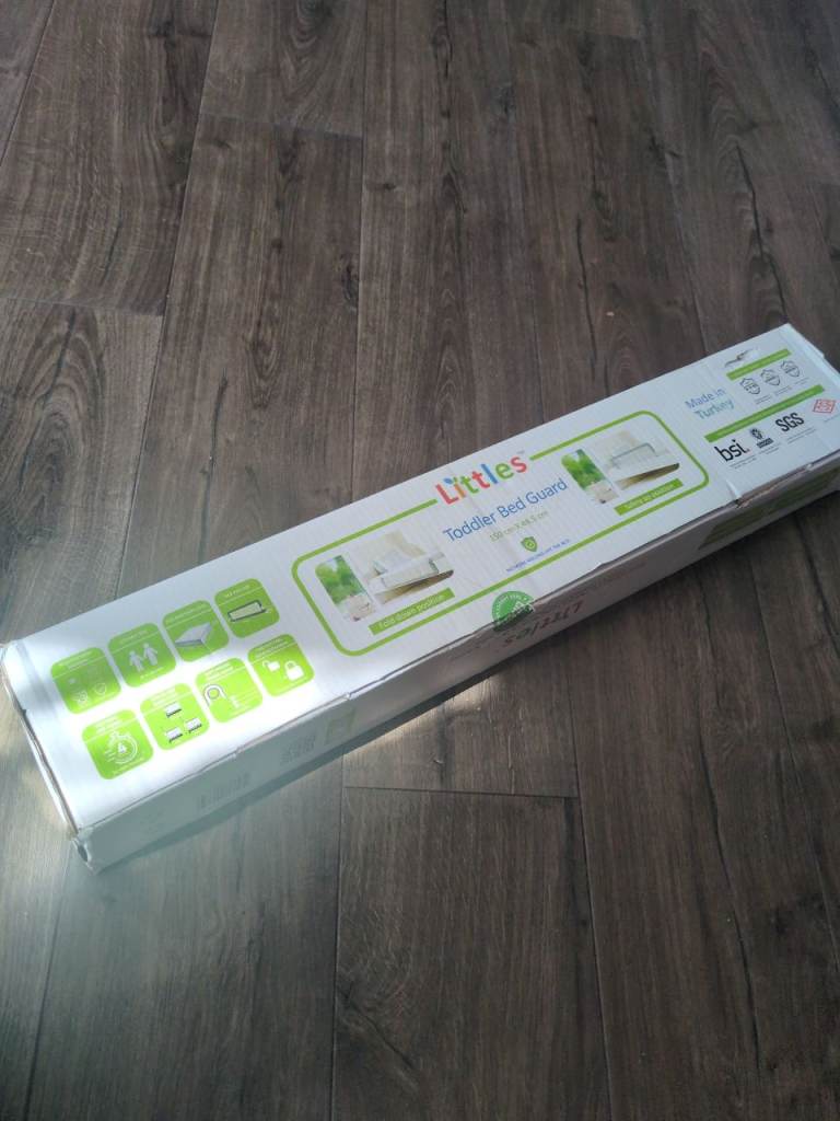 Littles Toddler Bed Guard Rail 150cm – Grey – Brand New & Unopened