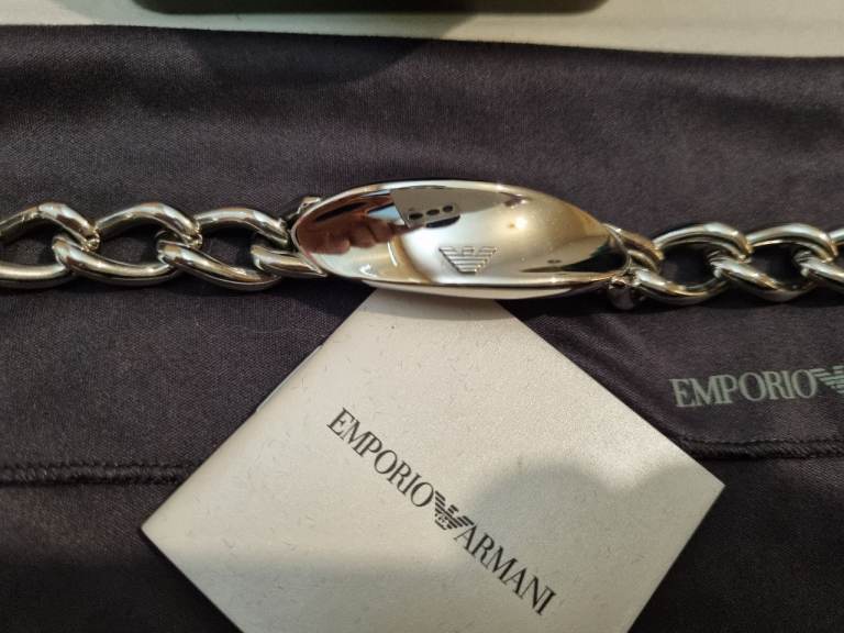 Mens Emporio Armani bracelet stainless steel