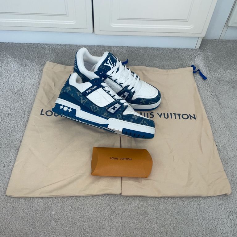 LV Denim Trainers/Sneakers Size 5 UK