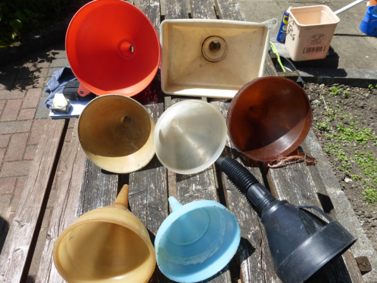 Mixture of Funnels sold singly or as a multi purchase.